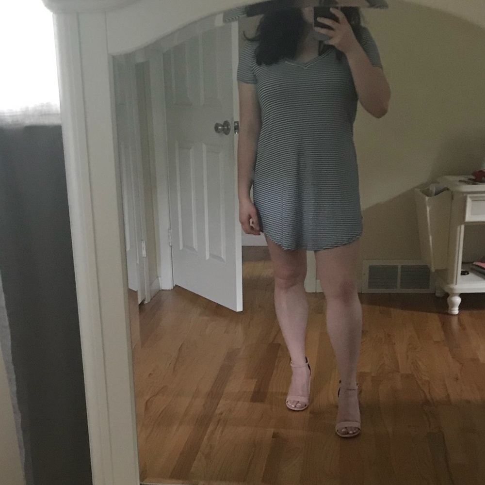 Striped T Shirt Dress